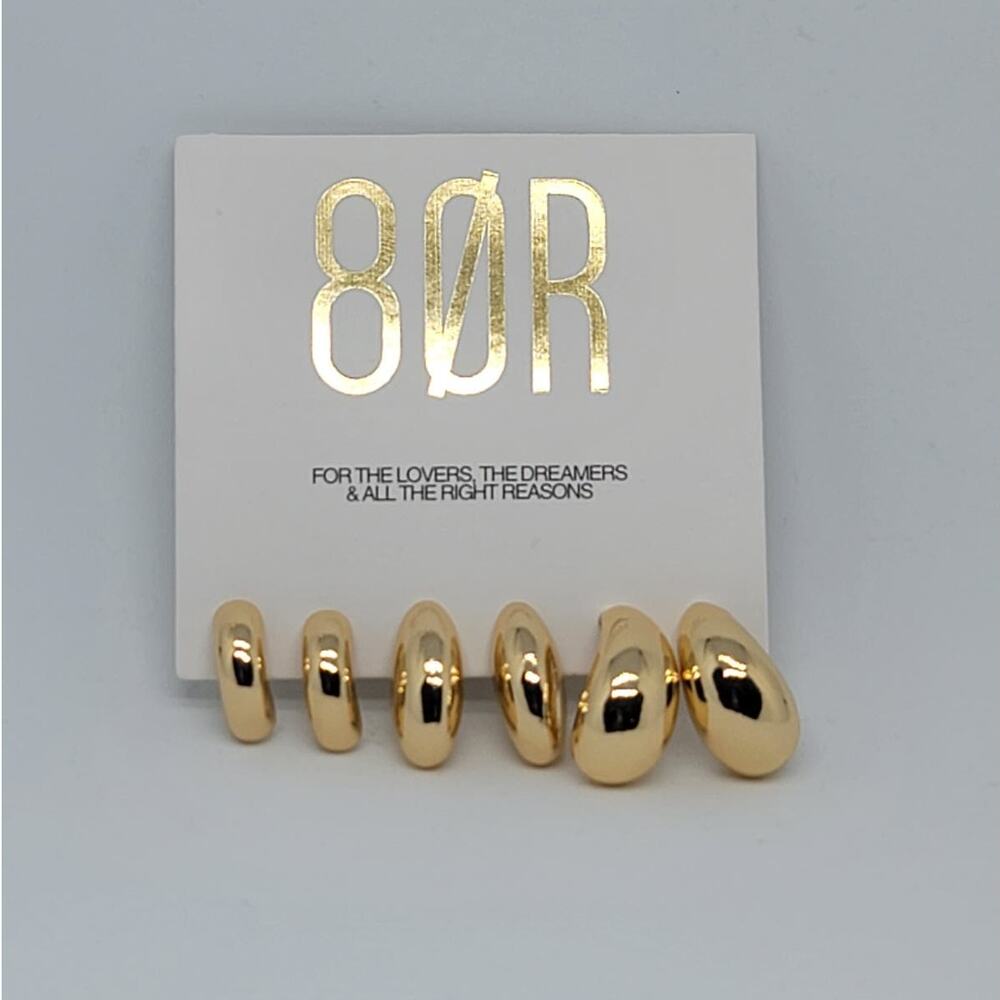 8 Other Reasons Earrings Hoop Set - Picture 2 of 11